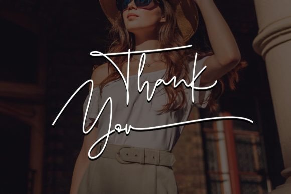 Fashion Signature Font Poster 10