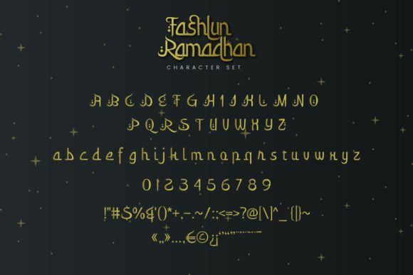 Fashlun Ramadhan Font Poster 6