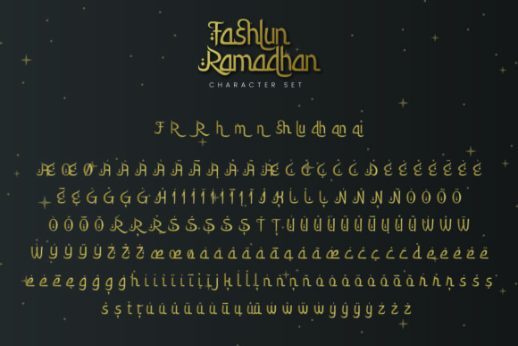 Fashlun Ramadhan Font Poster 7