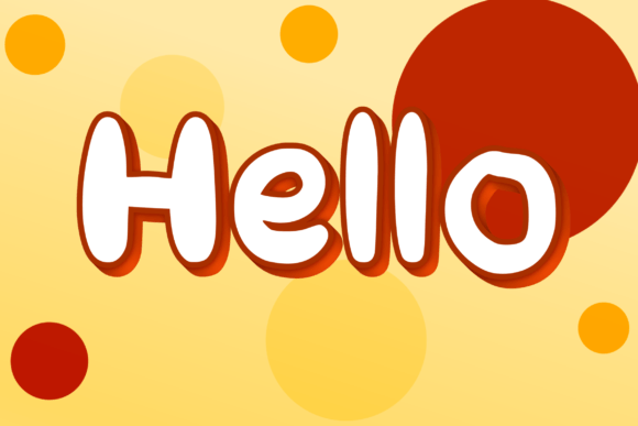 Fat Write Font Poster 2
