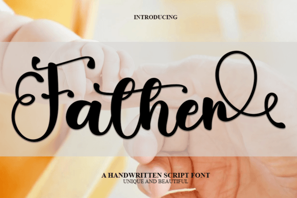 Father Font Poster 1