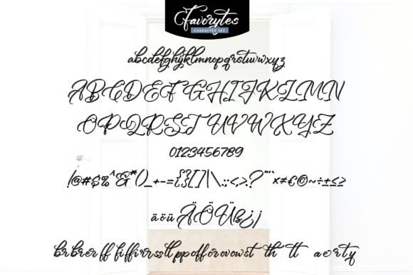 Favorytes Font Poster 5
