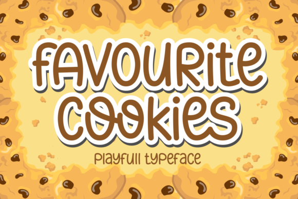 Favourite Cookies Font Favourite Cookies Font Poster 1