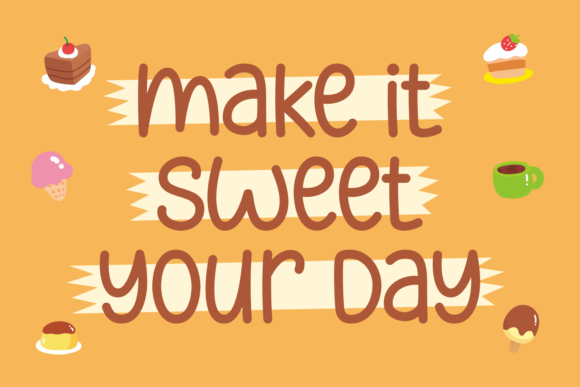 Favourite Cookies Font Poster 3