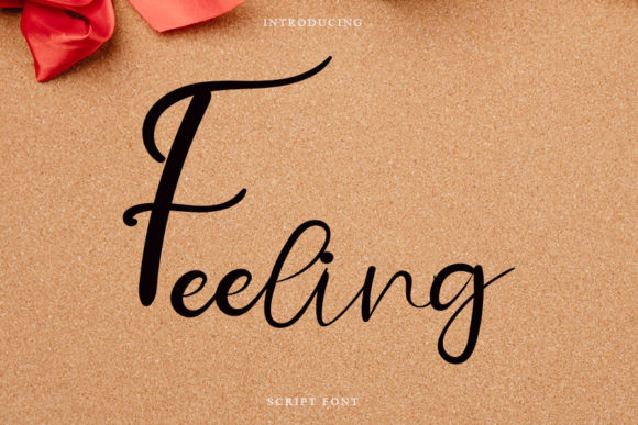 Feeling Font Poster 1