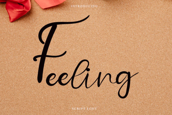 Feeling Font Poster 1