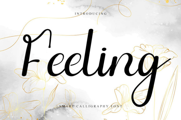 Feeling Font Poster 1