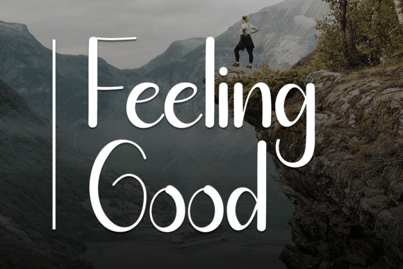 Feeling Good Font Poster 1