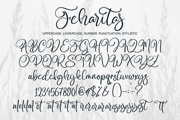 Feharitas Font Poster 8