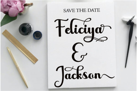 Feliciya Font Poster 5