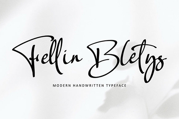 Fellin Blettys Font Poster 1