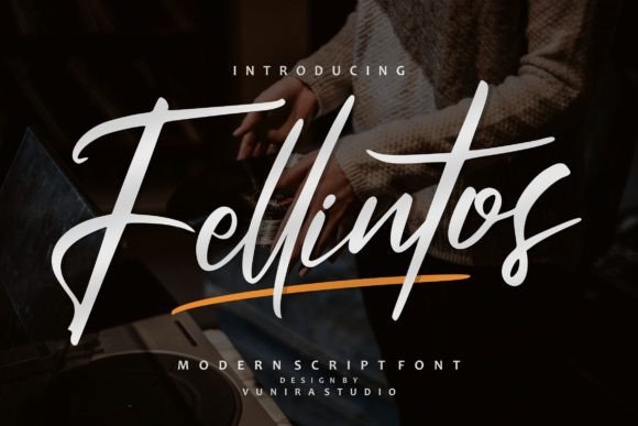 Fellintos Font Poster 1