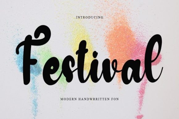 Festival Font Poster 1