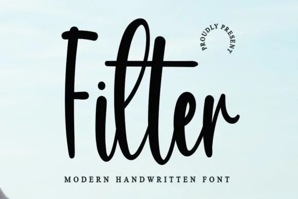 Filter Font Filter Font Poster 1