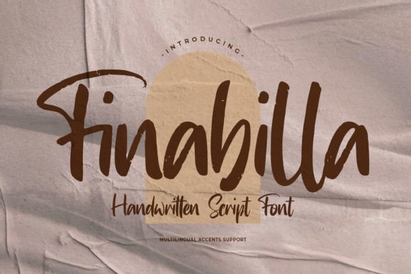 Finabilla Font Poster 1