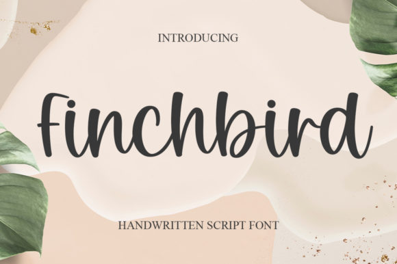 Finchbird Font Poster 1