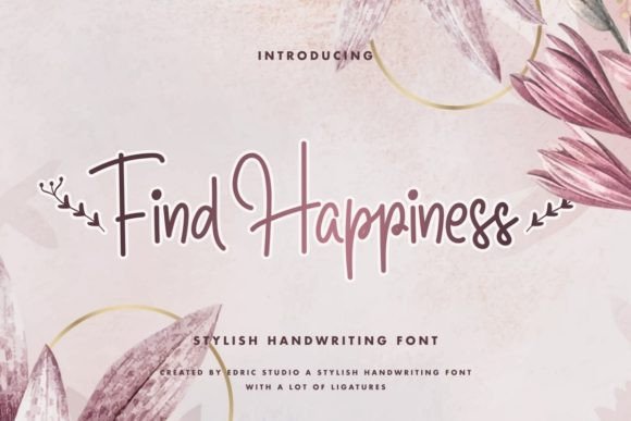 Find Happiness Font Poster 1