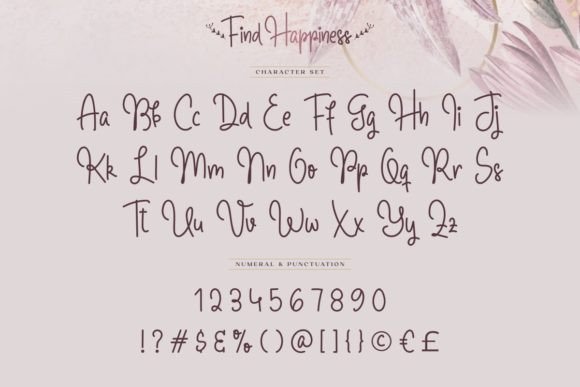 Find Happiness Font Poster 4