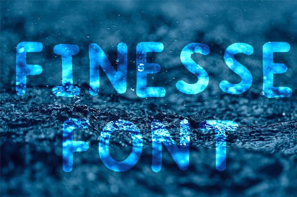 Finesse Font Poster 1