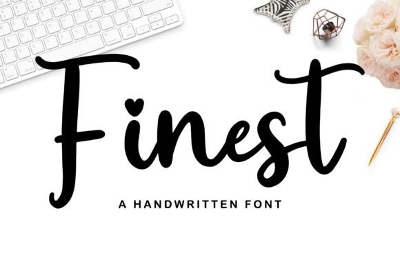 Finest Font Poster 1