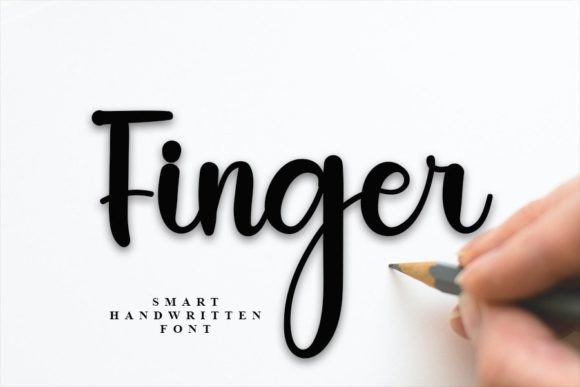 Finger Font Poster 1