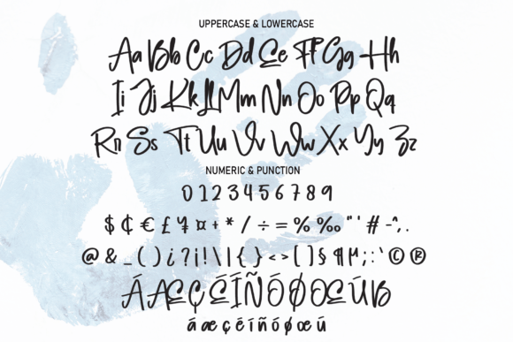 Fingerprint Font Poster 7