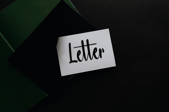 Finishing Font Poster 3