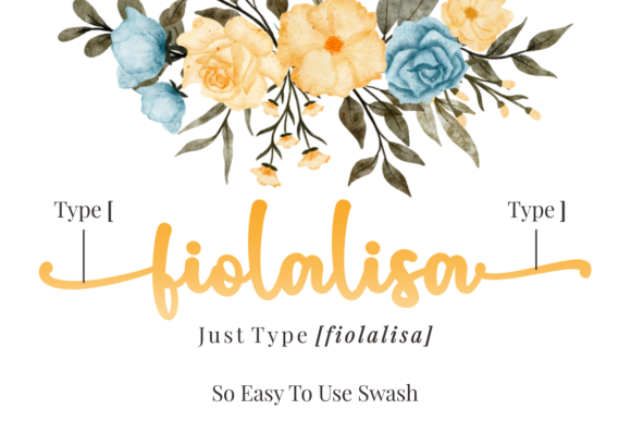 Fiolalisa Font Poster 2