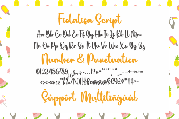 Fiolalisa Font Poster 11