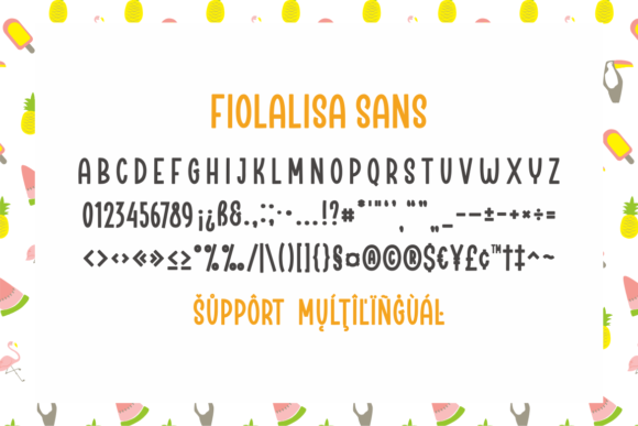 Fiolalisa Font Poster 12