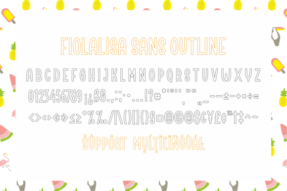 Fiolalisa Font Poster 13