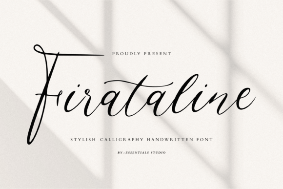 Firataline Font Poster 1