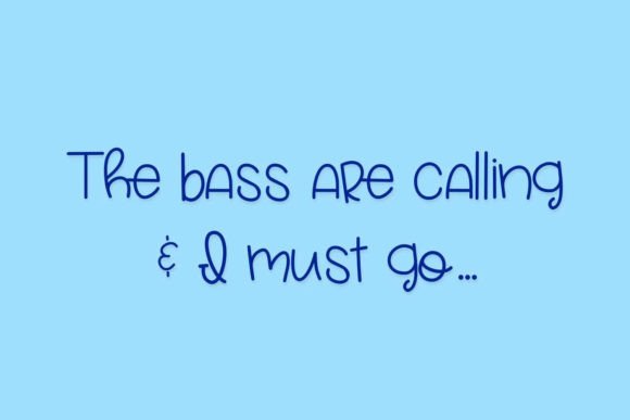 Fish Face Font Poster 2