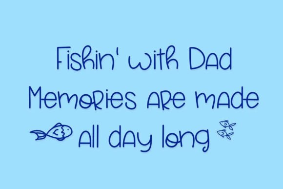 Fish Face Font Poster 3