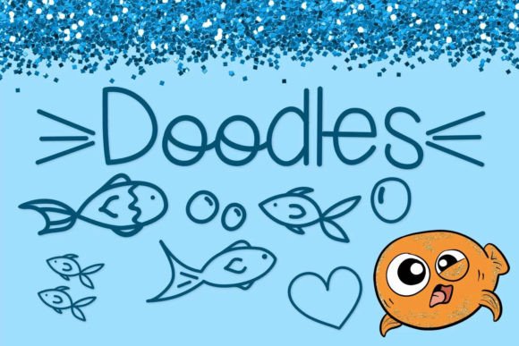 Fish Face Font Poster 4