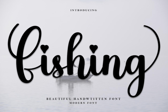 Fishing Font Poster 1