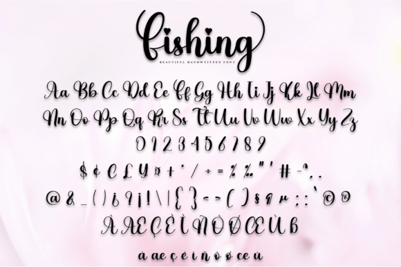 Fishing Font Poster 5