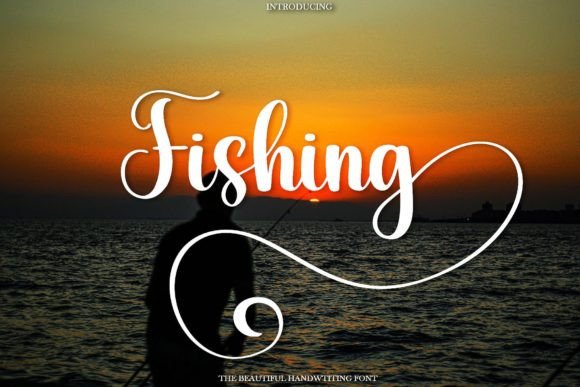 Fishing Font Poster 1