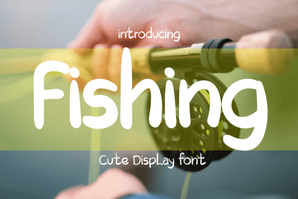 Fishing Font Poster 1