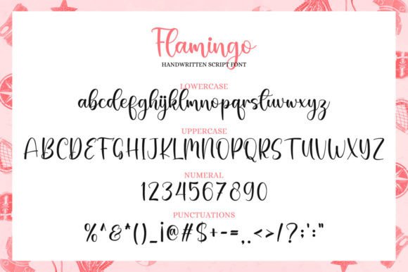 Flamingo Font Poster 7