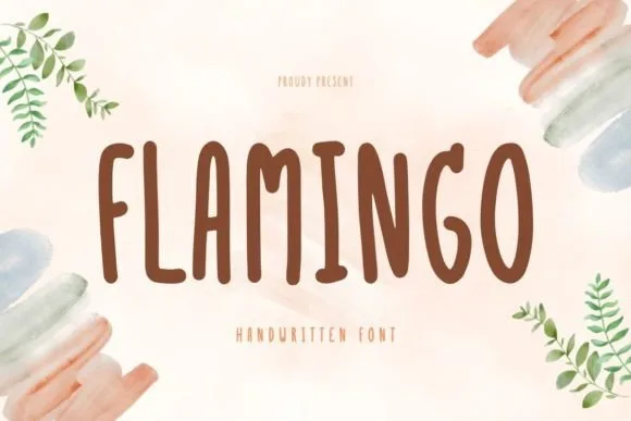 Flamingo Font Poster 1