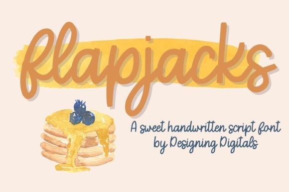 Flapjacks Font Poster 1