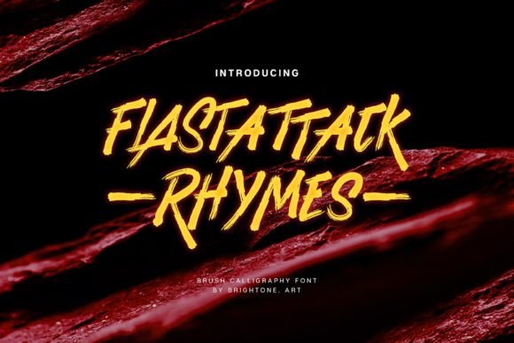 Flastattack Rhymes Font Poster 1