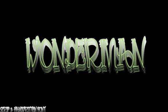 Flaw Some Font Poster 6