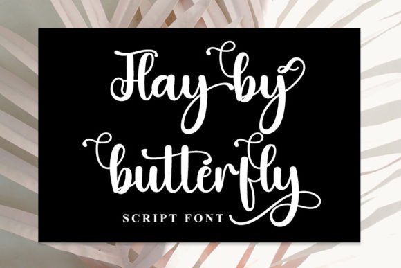Flay by Butterfly Font Poster 1