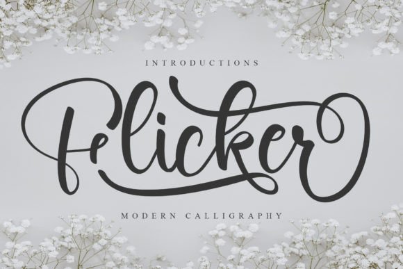 Flicker Font