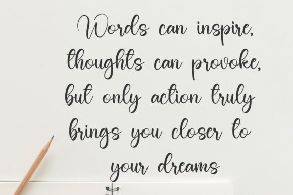 Flicker Font Poster 5
