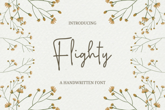 Flighty Font Poster 1