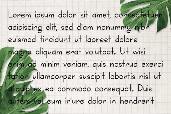 Floral Font Poster 2
