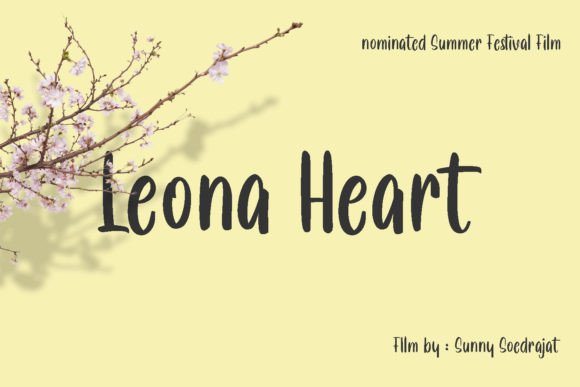 Floratropica Font Poster 3